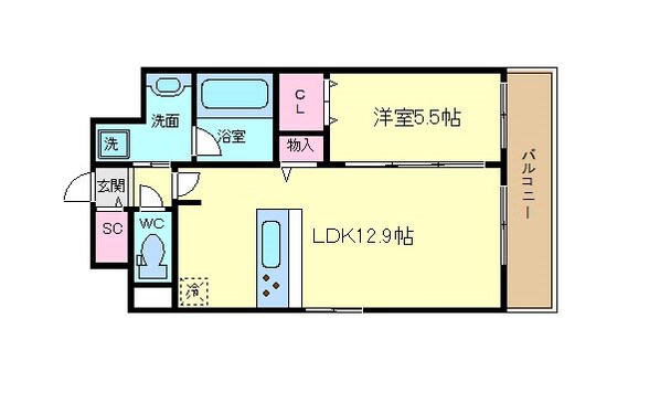 Dwell東寺道の物件間取画像